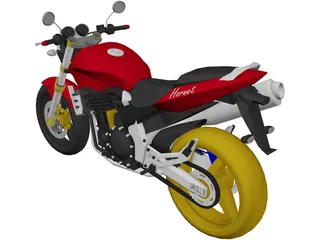 Honda Hornet CBF600 3D Model