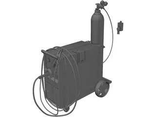 MillerMatic 210 Mig Welder 3D Model