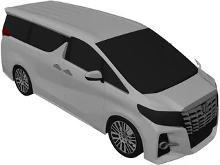 Toyota Alphard (2016) 3D Model