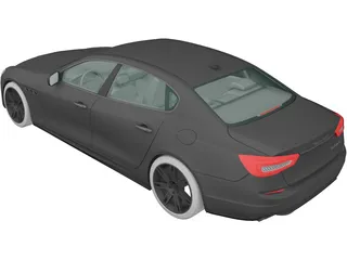 Maserati Quattroporte 3D Model