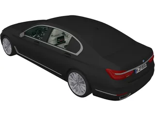 BMW 7-Series (2016) 3D Model