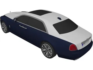 Rolls-Royce Ghost (2018) 3D Model