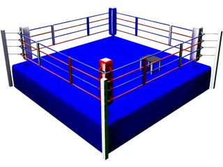 Boxing Ring 3D Model