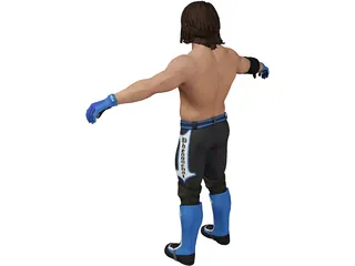 Aj Styles Fighter 3D Model