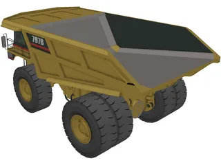 Caterpillar 797B 3D Model