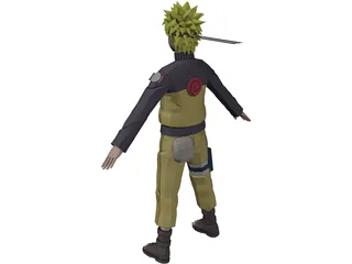 Naruto Teen 3D Model