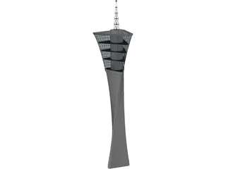 Airport Tower 3D Model