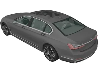 BMW 750Li (2019) 3D Model