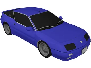 Renault Alpine (1990) 3D Model
