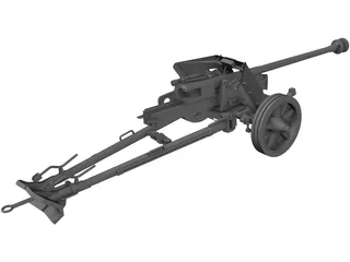 PAK 40 3D Model