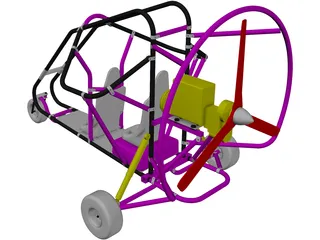Powered Parachute  3D Model