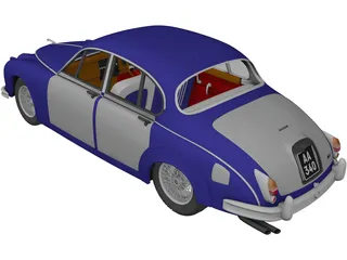 Jaguar Mark II 3D Model