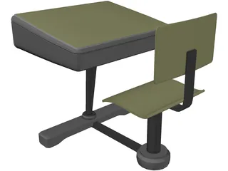 Desk 3D Model