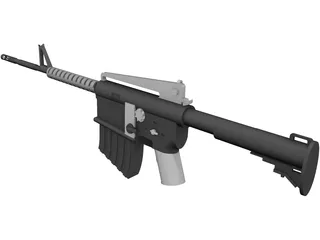 M4A1 Carbine 3D Model