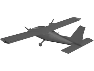 Vulcanair P.68 Observer 3D Model