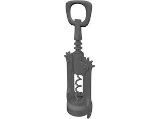 Cork Screw 3D Model