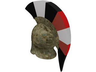 Greek Helmet 3D Model