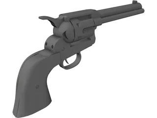 Colt 45 Peacemaker (1873) 3D Model