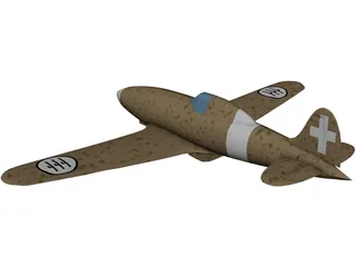 Macchi C.202 Folgore 3D Model