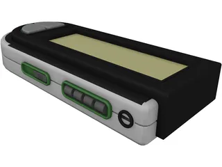 MP3 Player 3D Model