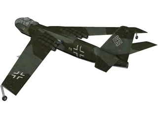 Junkers EF 132 3D Model