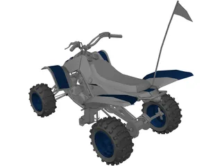 Yamaha Quad 3D Model