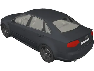 Audi RS4 3D Model