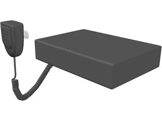 2 Way Radio 3D Model