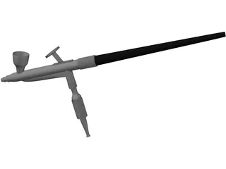 Airbrush Gun 3D Model