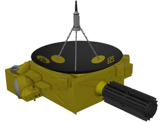 Ulysses ESA Sun Probe 3D Model