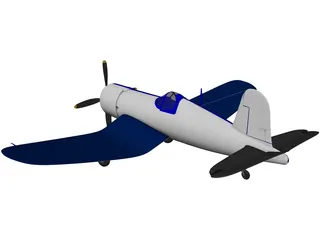 F4U Corsair 3D Model