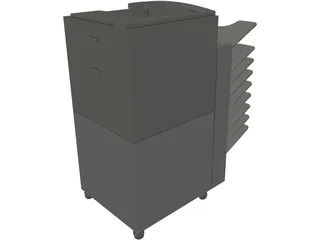 Xerox Copier Machine 3D Model