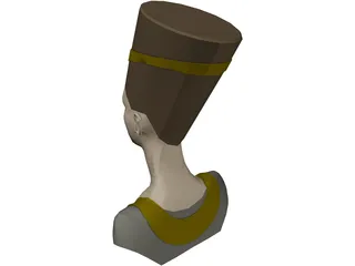 Nefertiti Head 3D Model
