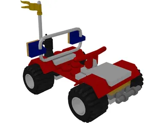 LEGO Car 3D Model