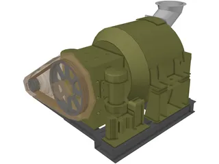 Centrifuga 3D Model