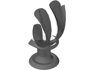 Hand Chair 3D Model