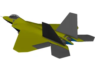 F/A-22 Raptor 3D Model