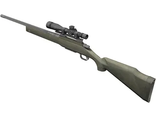 M40A3 Sniper Rifle 3D Model