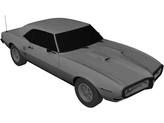 Pontiac Firebird 400 (1968) 3D Model