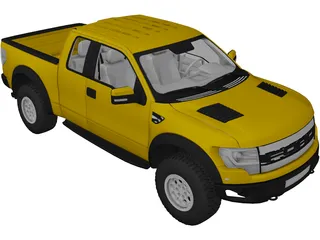 Ford SVT Raptor (2014) 3D Model