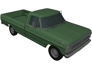 Ford F100 (1970) 3D Model