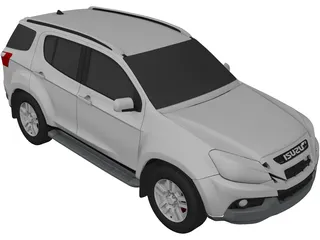 Isuzu Mu-X (2020) 3D Model