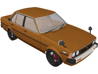 Toyota Corolla DX 3D Model