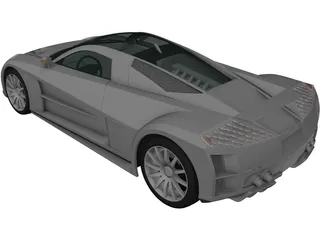 Chrysler ME 4-12 Concept (2004) 3D Model