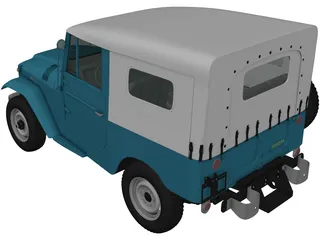 Toyota Land Cruiser [J20] (1958) 3D Model