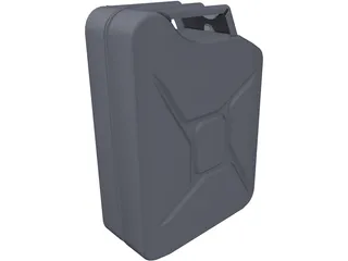 Jerry Can 20 Litres 3D Model