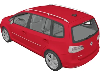 Volkswagen Touran (2011) 3D Model