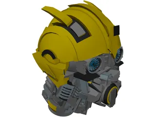 Bumblebee Head 3D Model