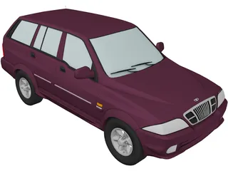 Daewoo Musso 3D Model