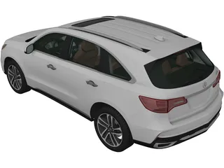 Acura MDX (2017) 3D Model